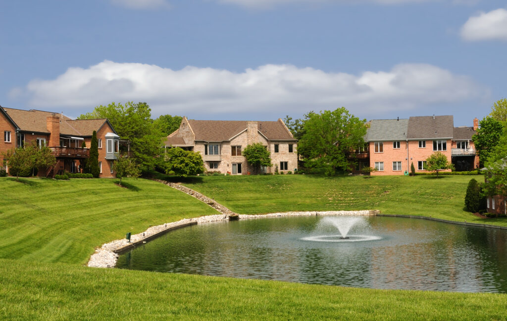 Brick Homes In a Subdivsion